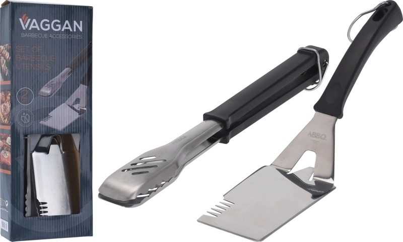 Progarden Grilovací nářadí kleště + obracečka sada 2 ks