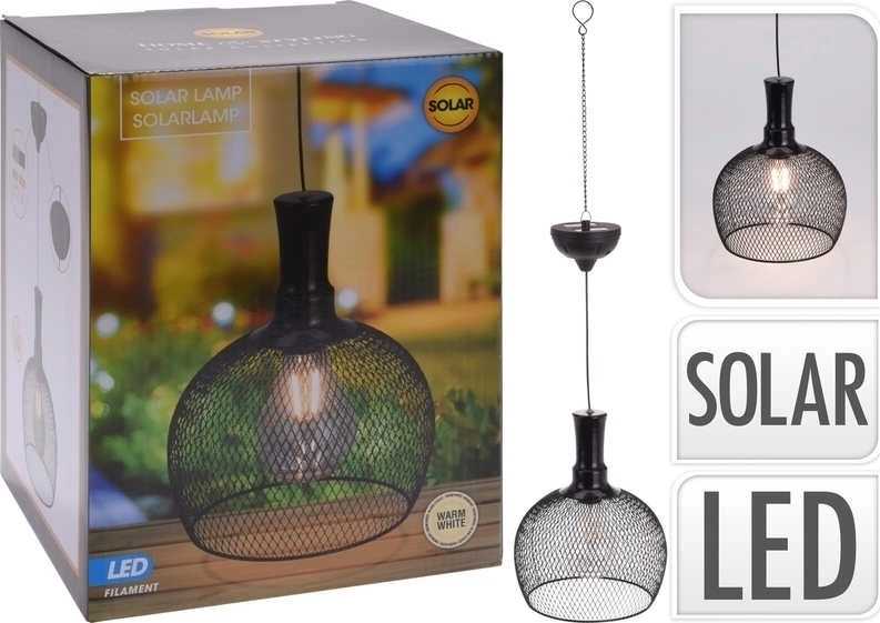 Progarden Svítidlo solární závěsné s LED žárovkou 22 cm 