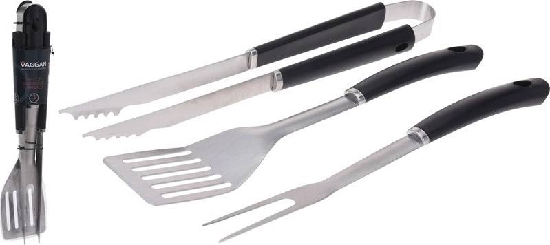 Progarden Grilovací nářadí nerez sada 3 ks