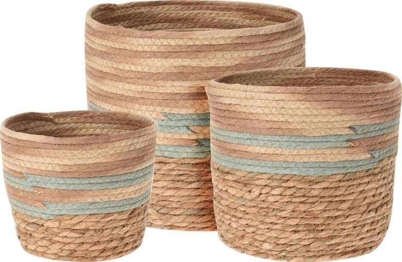 Progarden Obal na květináč sada 3 ks pletený MARCO 