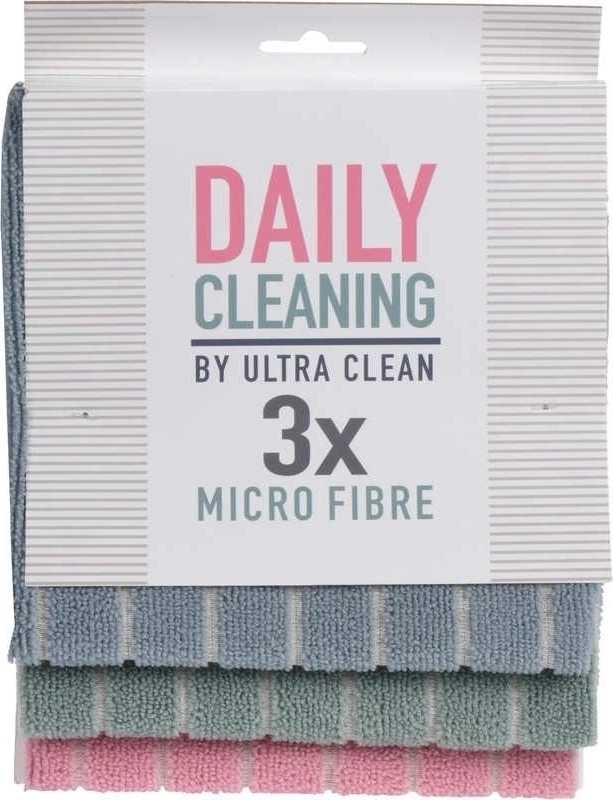 Excellent Utěrka z mikrovlákna univerzální sada 3 ks 