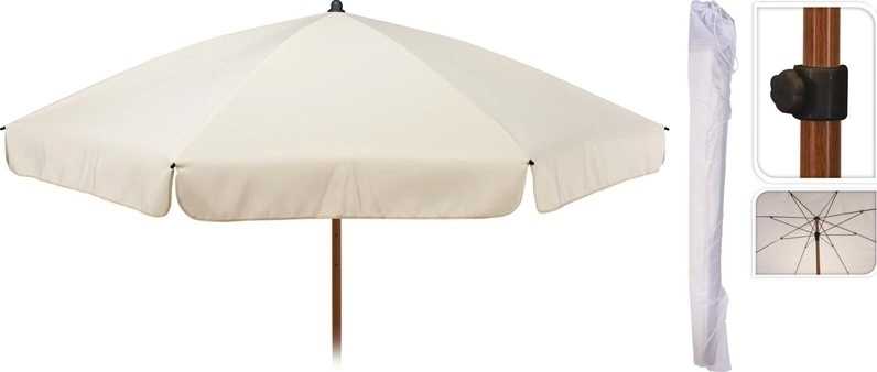 Progarden Slunečník zahradní  220 cm krémová 