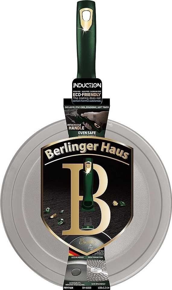 Berlingerhaus Pánev s odnímatelnou rukojetí 28 cm Emerald Collection 