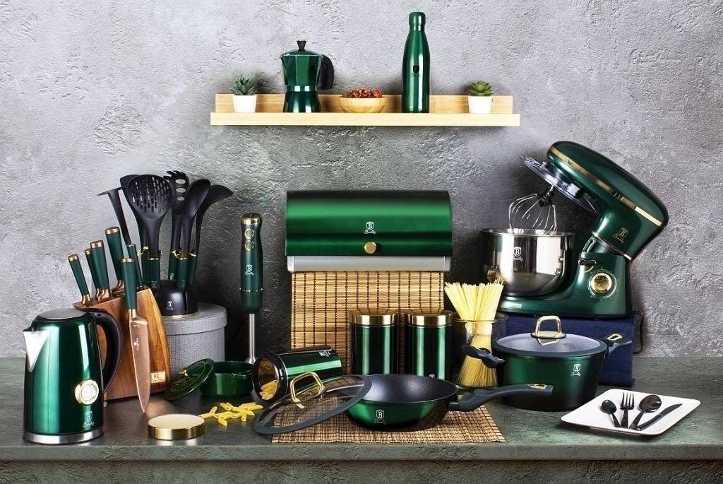 Berlingerhaus Pánev grilovací s odnímatelnou rukojetí 28 cm Emerald Collection 