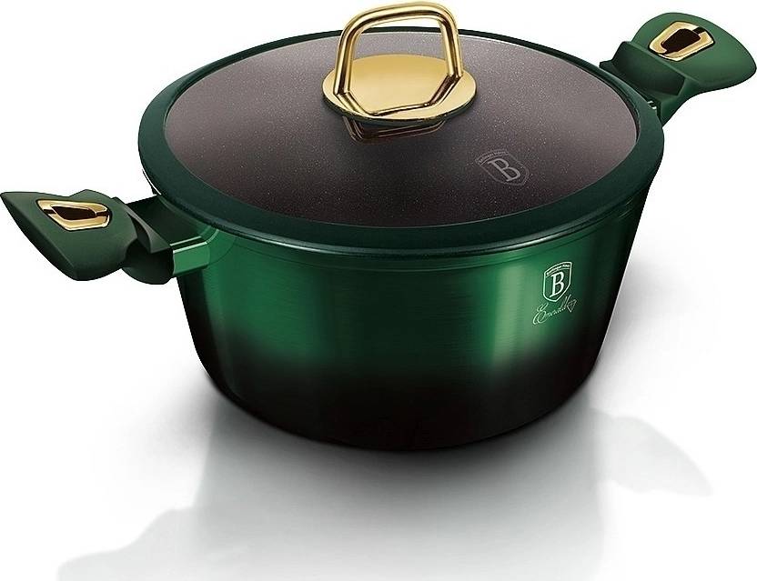 Berlingerhaus Kastrol s poklicí a titanovým povrchem 28 cm Emerald Collection 