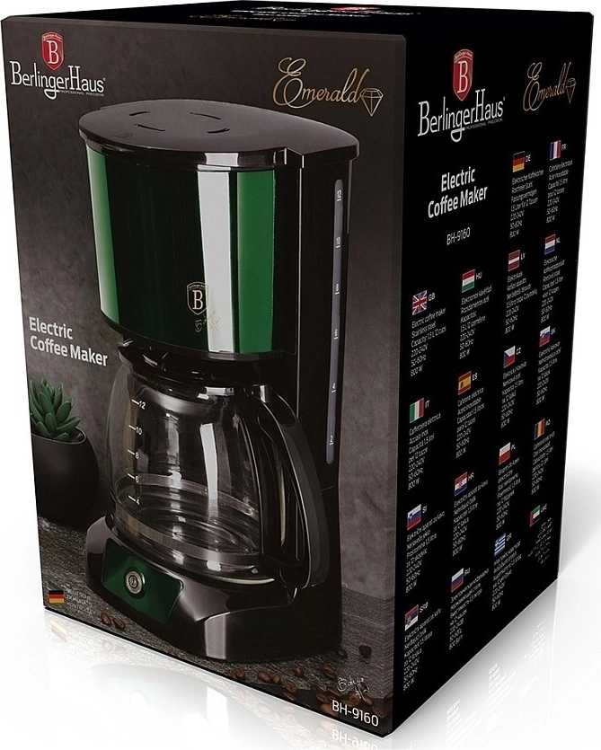 Berlingerhaus Kávovar překapávač elektrický Emerald Collection 