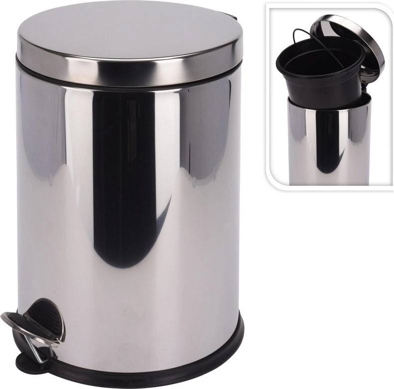 Excellent Odpadkový koš pedálový nerez 12 l
