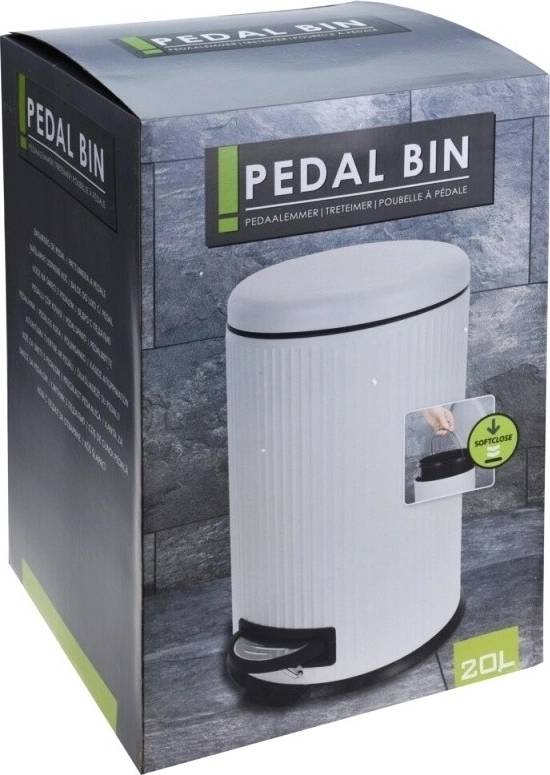 Excellent Odpadkový koš SoftClose 20 l bílá 