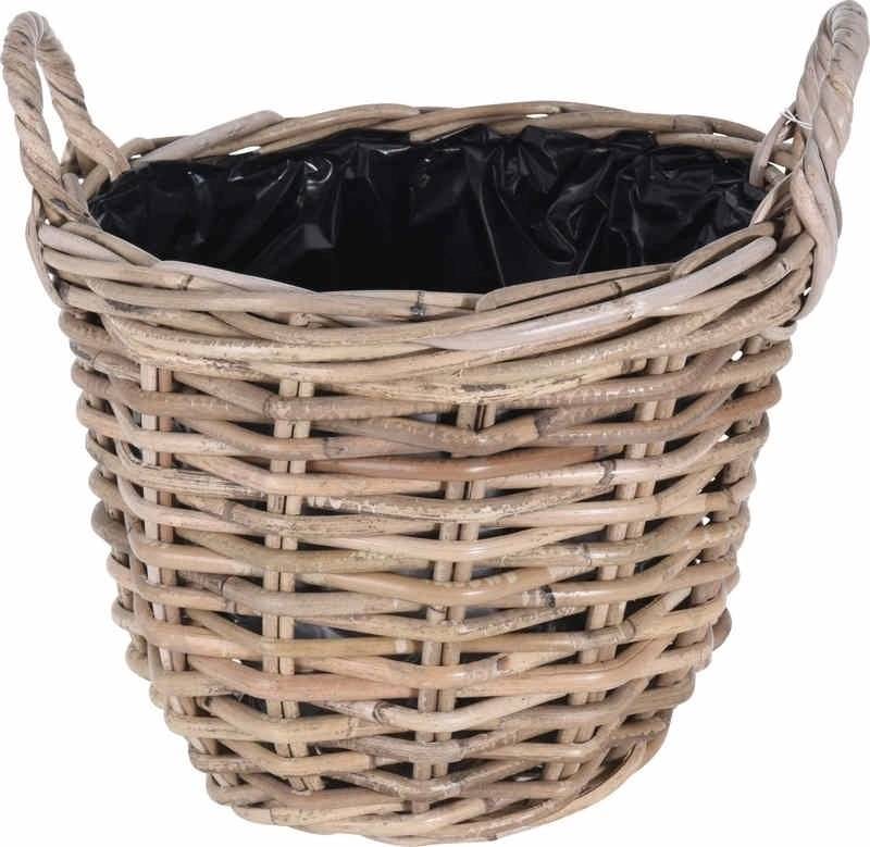 Progarden Květináč košík proutěný ratanový KUBU 30 x 23 cm