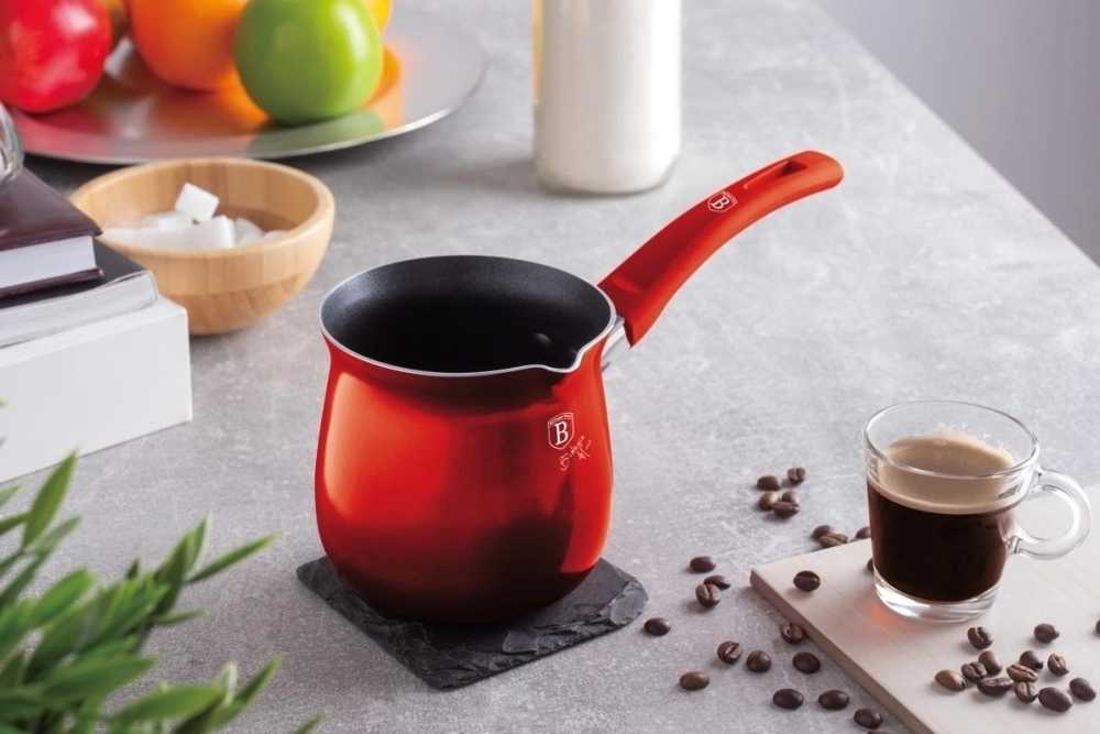 Berlingerhaus Džezva s titanovým povrchem 660 ml Burgundy Metallic Line