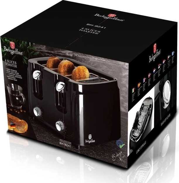 Berlingerhaus Topinkovač nerez dvojitý Shiny Black Collection