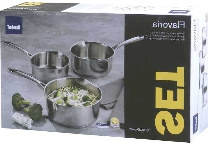 Kela Sada rendlíků nerez 18/10  Flavoria sada 3 ks