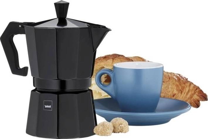 Kela Konvice na espresso Italia 3 šálky černá