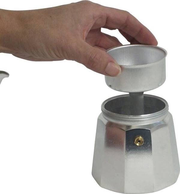 Kela Konvice na espresso Italia 3 šálky černá