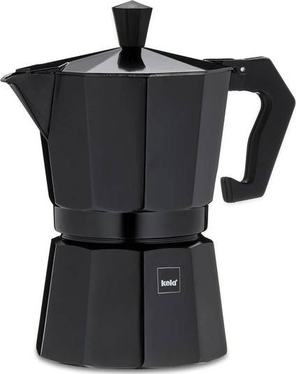 Kela Konvice na espresso Italia 3 šálky černá