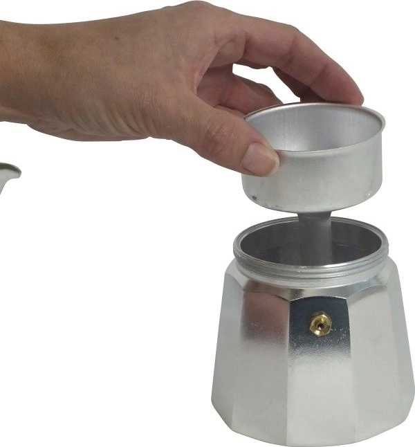 Kela Konvice na espresso Italia 3 šálky černá