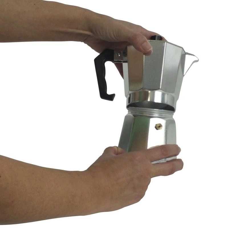 Kela Konvice na espresso Italia 3 šálky černá