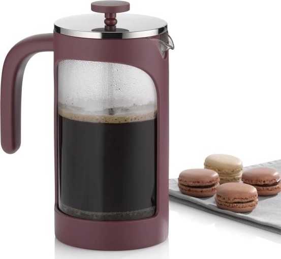 Kela Konvička na kávu french press Verona červená 1l