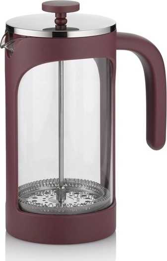 Kela Konvička na kávu french press Verona červená 1l