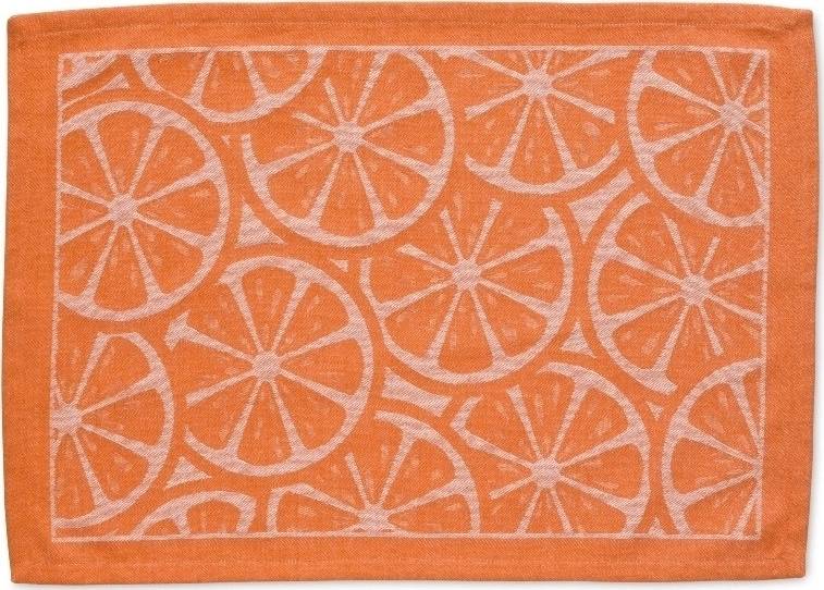 Kela Prostírání Citrus 50x35 cm bavlna oranžová
