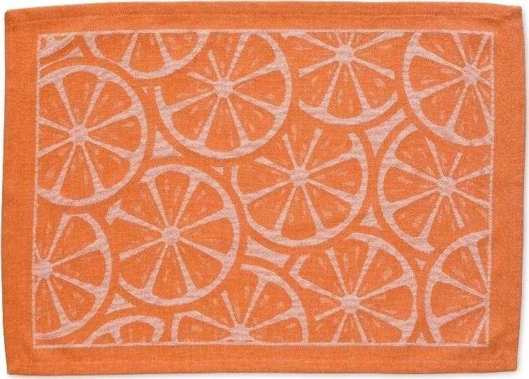 Kela Prostírání Citrus 50x35 cm bavlna oranžová