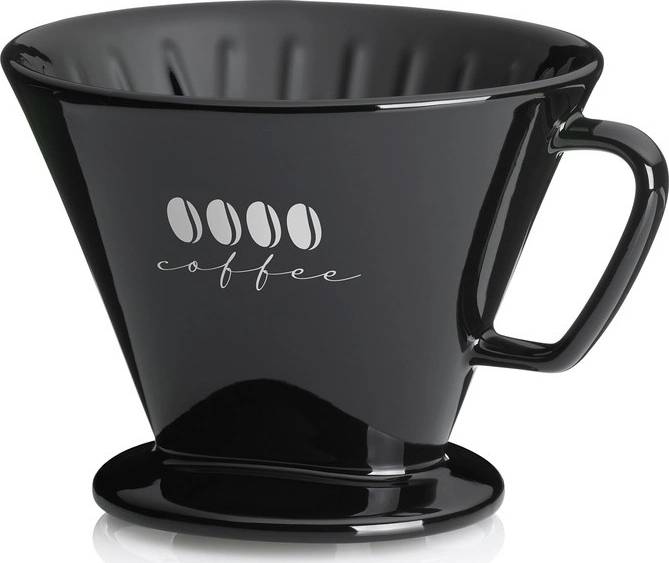 Kela Kávový filtr porcelánový Excelsa L černá