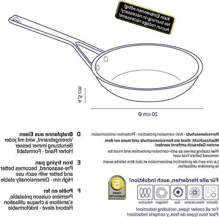 Kela Pánev železná Rhino černá 20 cm
