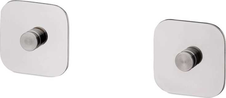 Kela Držák košíků do koupelny Arona nerezová ocel 18/10 stříbrná lesklá sada 2 ks