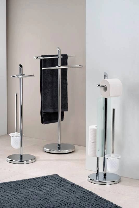 Kela WC sada Ken s držákem náhradní role lesklý kov