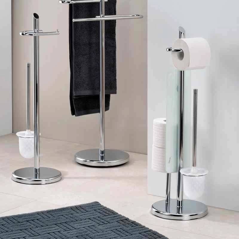 Kela WC sada Ken s držákem náhradní role lesklý kov