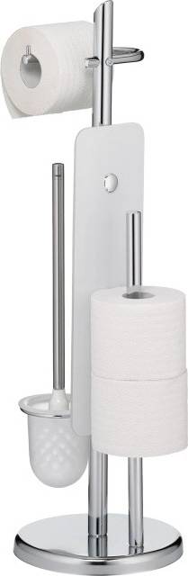 Kela WC sada Ken s držákem náhradní role lesklý kov