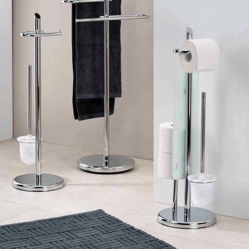 Kela WC sada Ken s držákem náhradní role lesklý kov