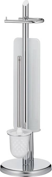 Kela WC sada Ken s držákem náhradní role lesklý kov