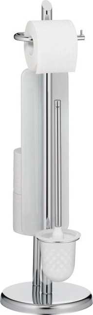 Kela WC sada Ken s držákem náhradní role lesklý kov