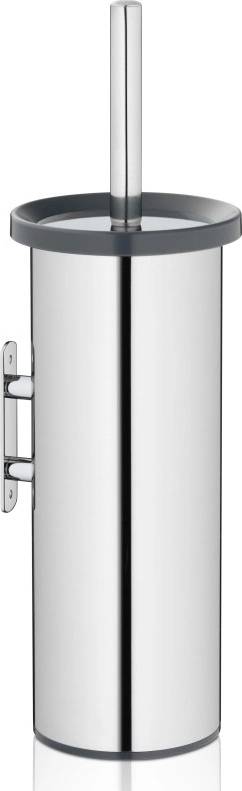 Kela WC sada Alor nerez 18/10 tmavě šedá