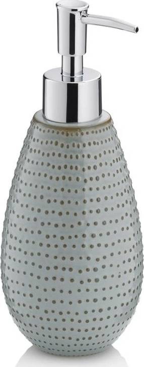 Kela Dávkovač mýdla Dots keramika šedohnědá 350 ml