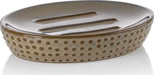 Kela Miska na mýdlo Dotskeramika mokka