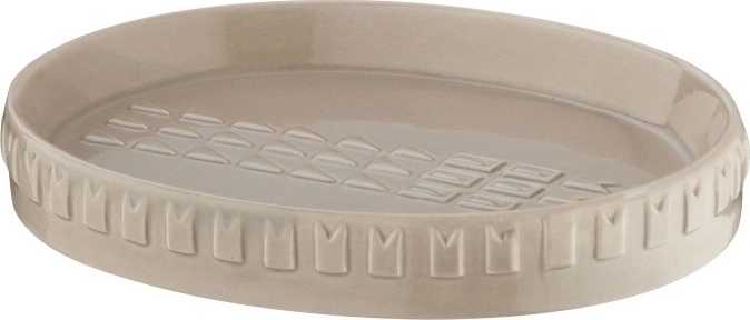 Kela Miska na mýdlo Lenora porcelán šedá