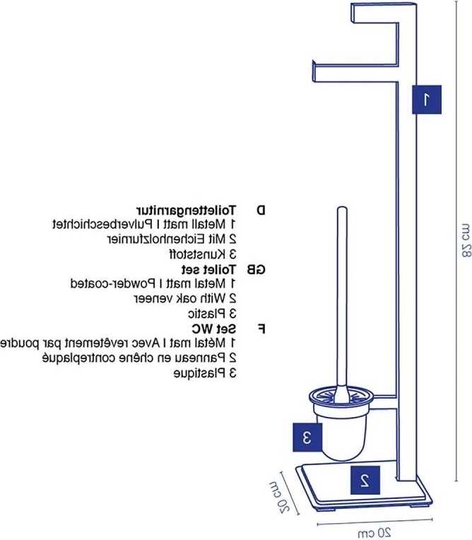 Kela WC sada Dub kov černá