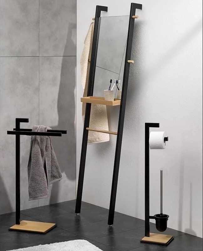 Kela WC sada Dub kov černá