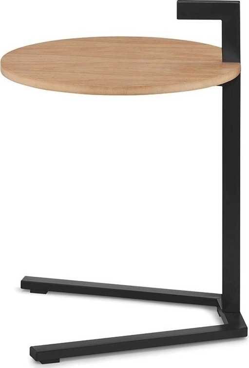 Kela Odkládací stolek Dub kov černá