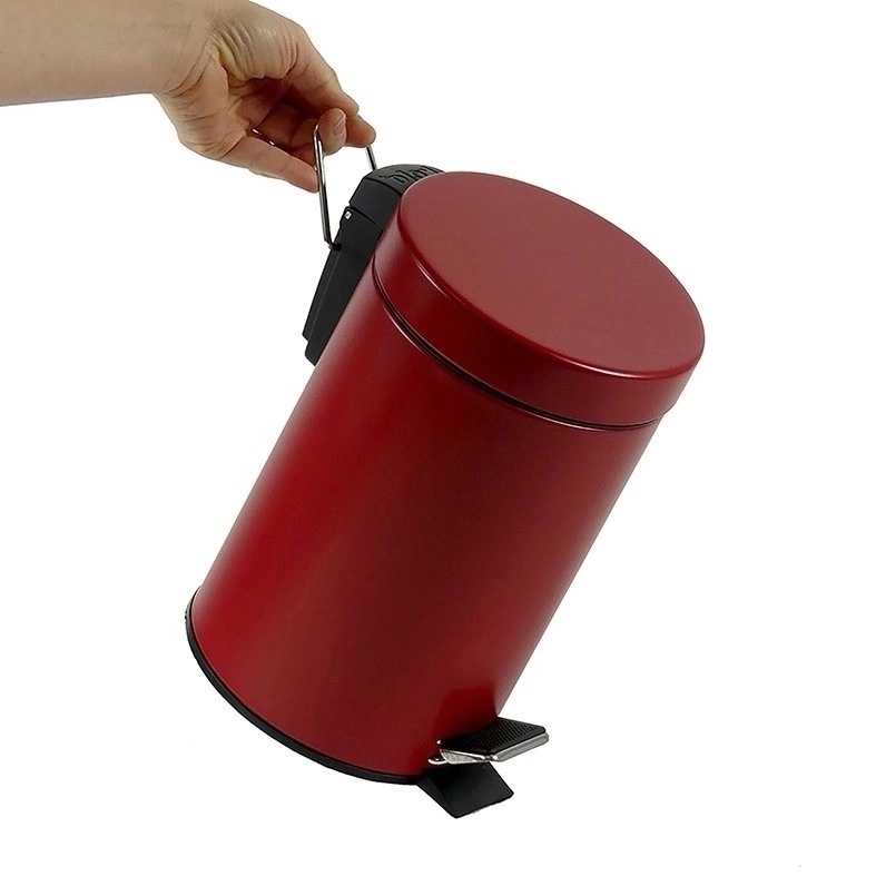 Kela Kosmetický koš Monaco kov červená 3l