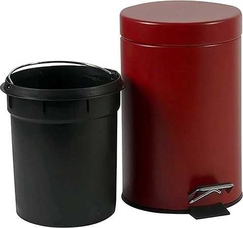 Kela Kosmetický koš Monaco kov červená 3l