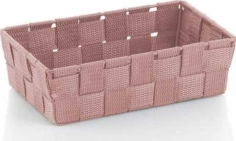 Kela Košík Alvaro plast starorůžová 23x15 cm