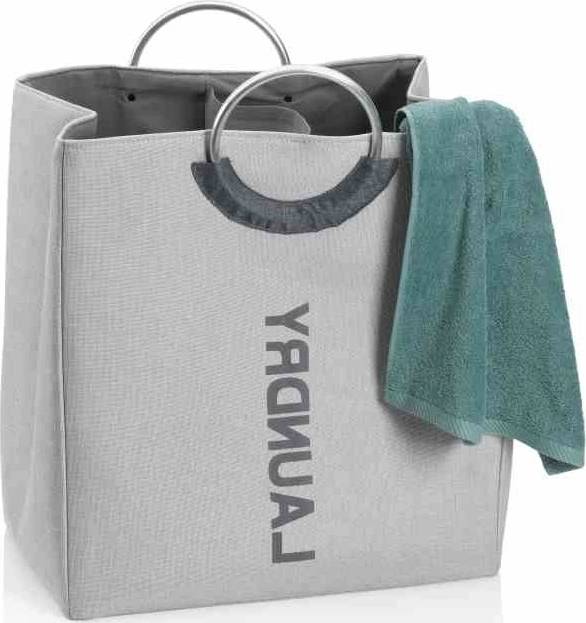 Kela Taška na prádlo Palma 100% polyester rockově šedá