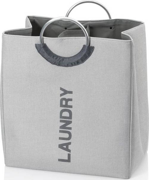 Kela Taška na prádlo Palma 100% polyester rockově šedá