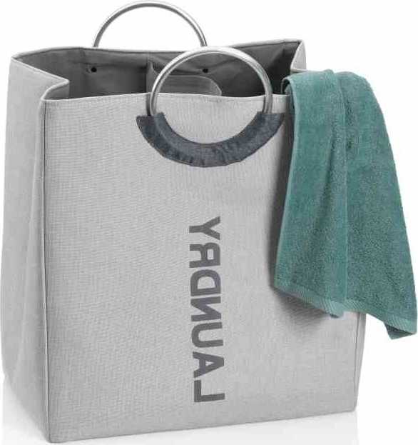 Kela Taška na prádlo Palma 100% polyester rockově šedá