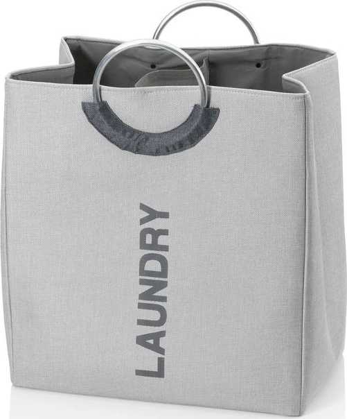 Kela Taška na prádlo Palma 100% polyester rockově šedá