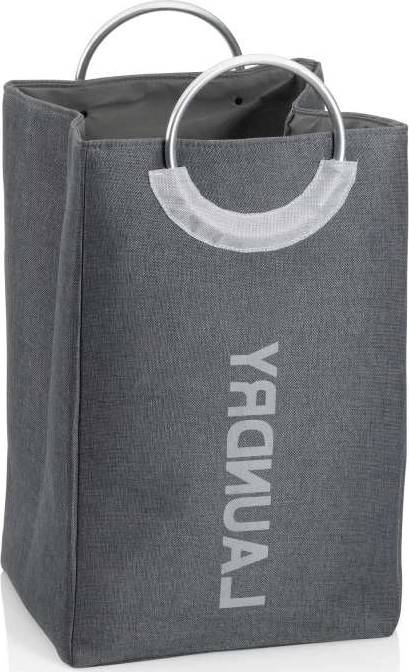 Kela Koš na prádlo Palma 100% polyester žula šedá