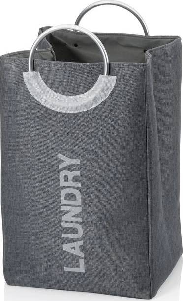 Kela Koš na prádlo Palma 100% polyester žula šedá